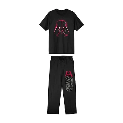 Star Wars Mens Crew Neck Short Sleeve 2-pc. Pajama Set