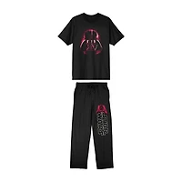 Star Wars Mens Crew Neck Short Sleeve 2-pc. Pajama Set