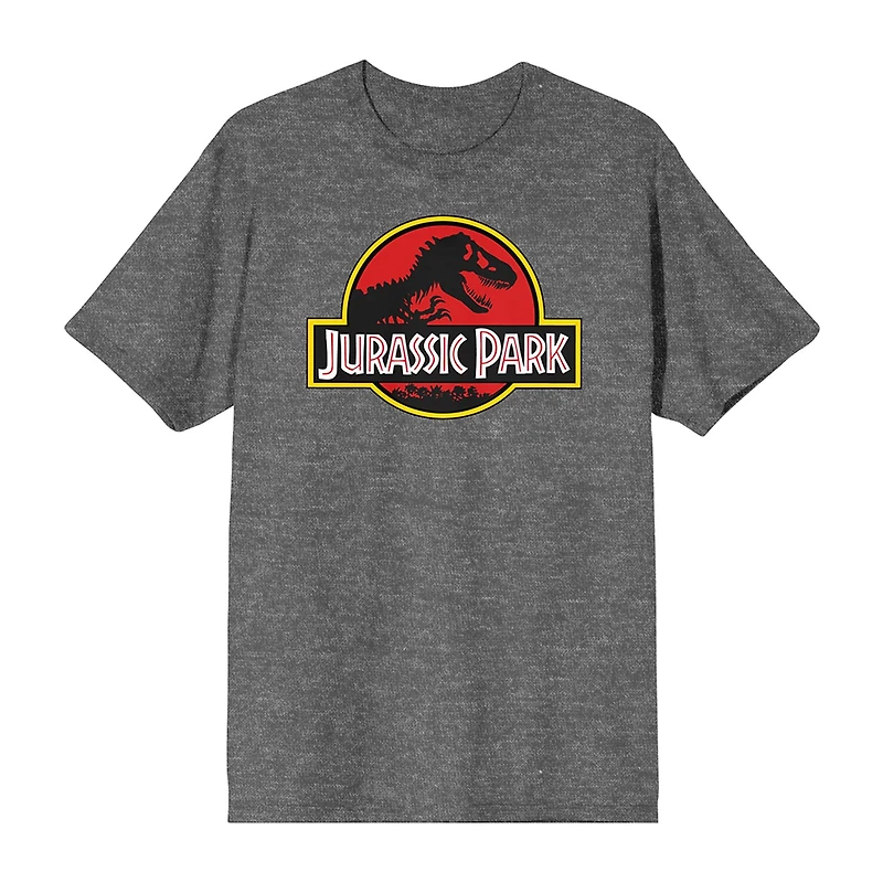 Jurassic Park Mens Crew Neck Short Sleeve 2-pc. Pajama Set