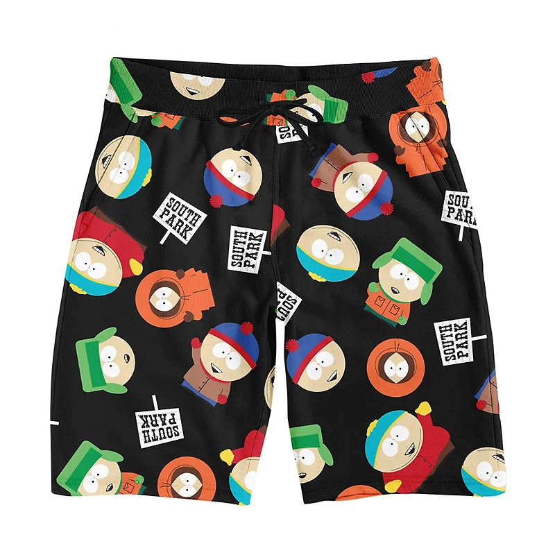 South Park Mens Crew Neck Short Sleeve 2-pc. Pajama Set