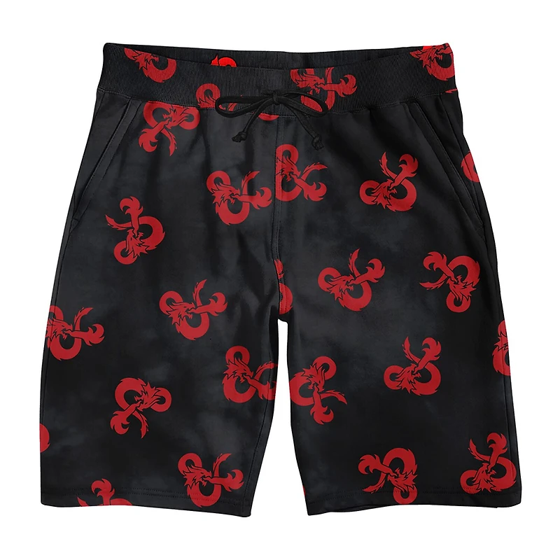 Dungeons And Dragons Mens Crew Neck Short Sleeve 2-pc. Pajama Set