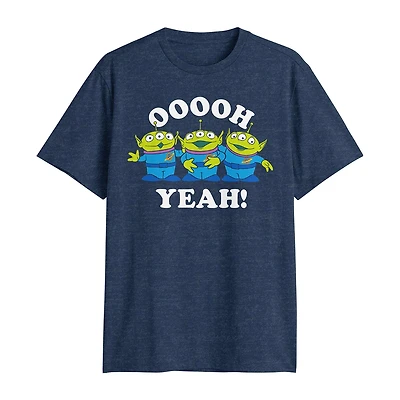Mens Crew Neck Short Sleeve Regular Fit Toy Story Big and Tall Graphic T-Shirt