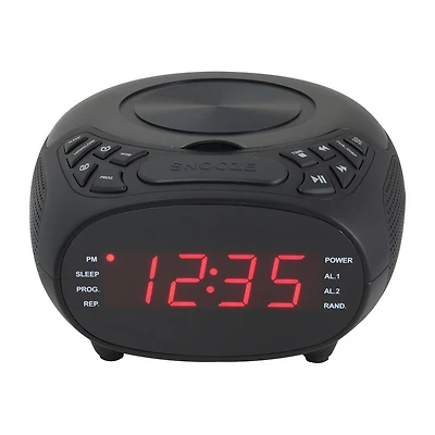 GPX Dual Alarm Cd Clock Radio