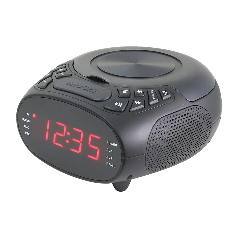 GPX Dual Alarm Cd Clock Radio