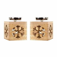 Northlight 4.75" Tealight 2-pc. Candle Holder