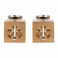 Northlight 4.75" Tealight 2-pc. Candle Holder