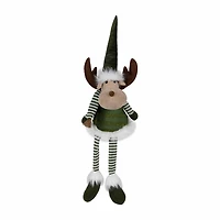 Northlight 20" Striped Legs Moose Christmas Tabletop Decor