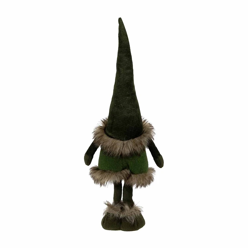 Northlight 19" Plush Faux Fur Christmas Gnome