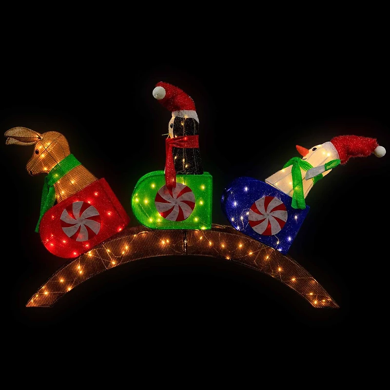 Northlight 4.5' Led Coaster Christmas Yard Art