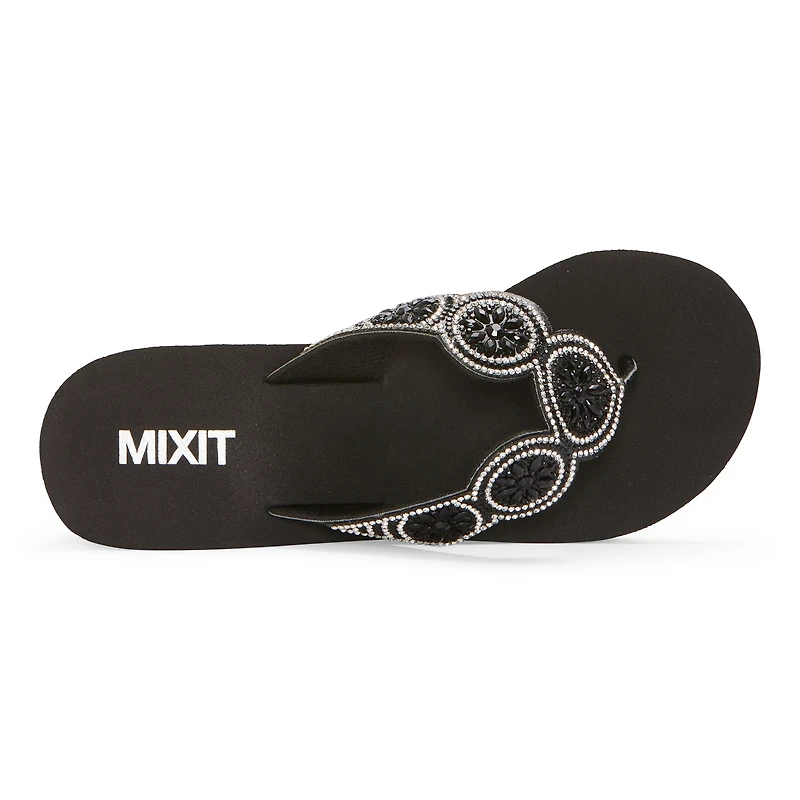Mixit Womens 5 Disc Wedge Sandals