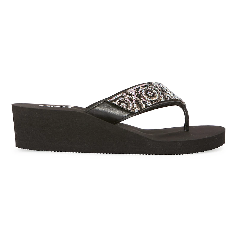 Mixit Womens Rose Wedge Sandals