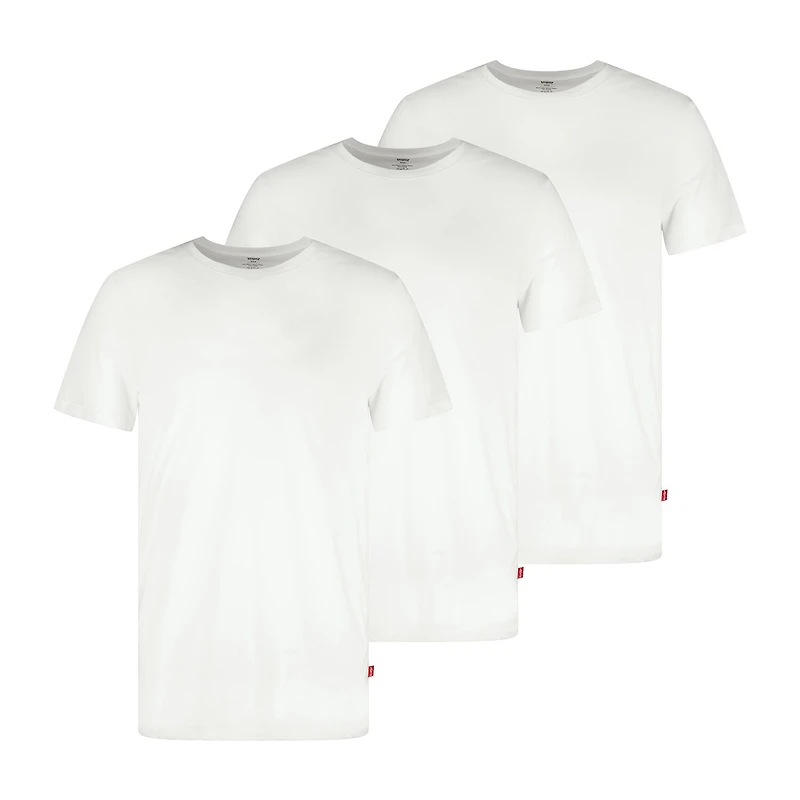 Levi's® Mens 3 Pack Short Sleeve Crew Neck T-Shirt