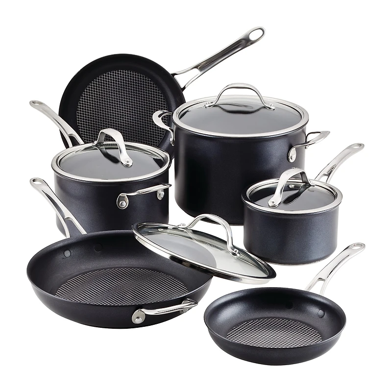Anolon X Hybrid Aluminum 10-pc. Non-Stick Cookware Set