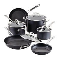Anolon X Hybrid Aluminum 10-pc. Non-Stick Cookware Set