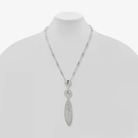 Worthington Silver Tone Womens 34 Inch Pendant Necklace