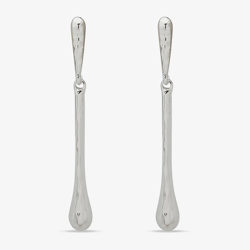 Worthington Silver Tone Womens Drop Earrings