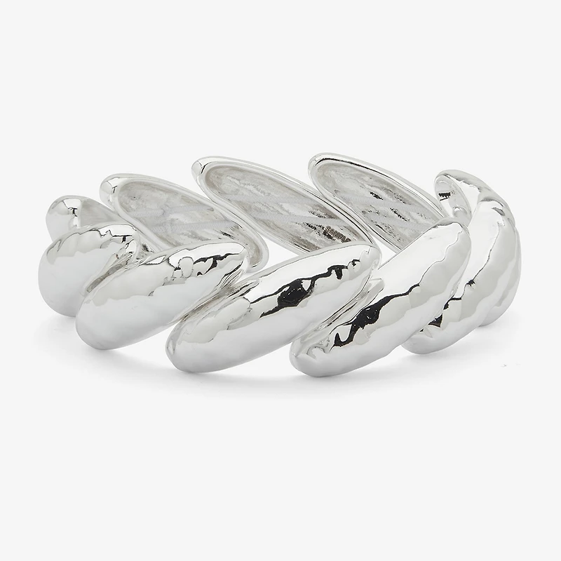 Worthington Silver Tone Womens Stretch Bracelet