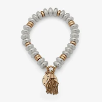 a.n.a Two Tone Womens Stretch Bracelet