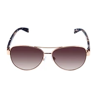Liz Claiborne Mariner Womens Aviator Sunglasses