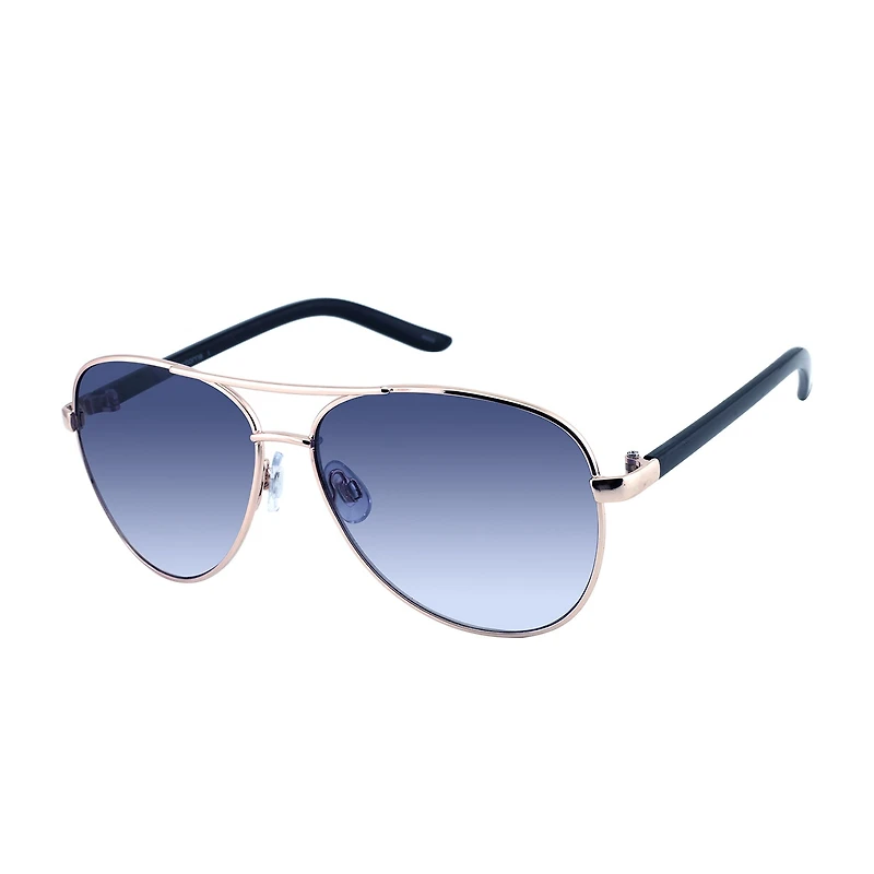 Liz Claiborne On The Dock Round Womens Aviator Sunglasses