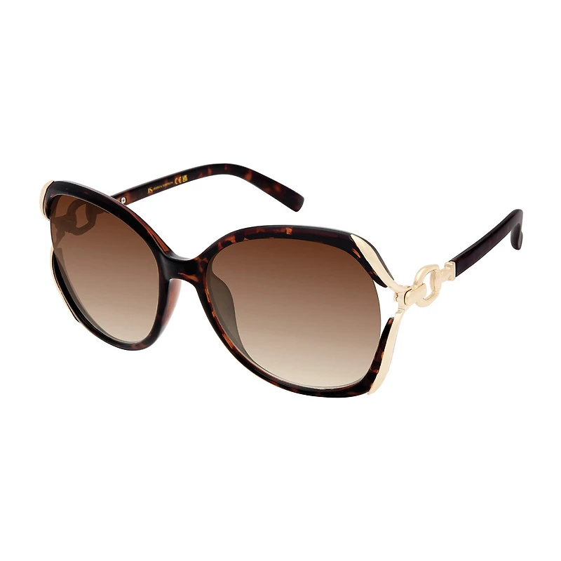 JS Jessica Simpson Womens UV Protection Square Sunglasses