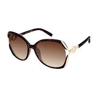 JS Jessica Simpson Womens UV Protection Square Sunglasses