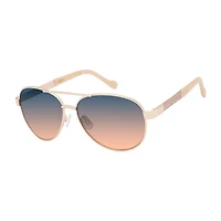 JS Jessica Simpson Womens UV PROTECTION Aviator Sunglasses