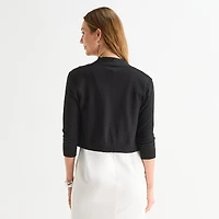 Perceptions Womens 3/4 Sleeve Shrug