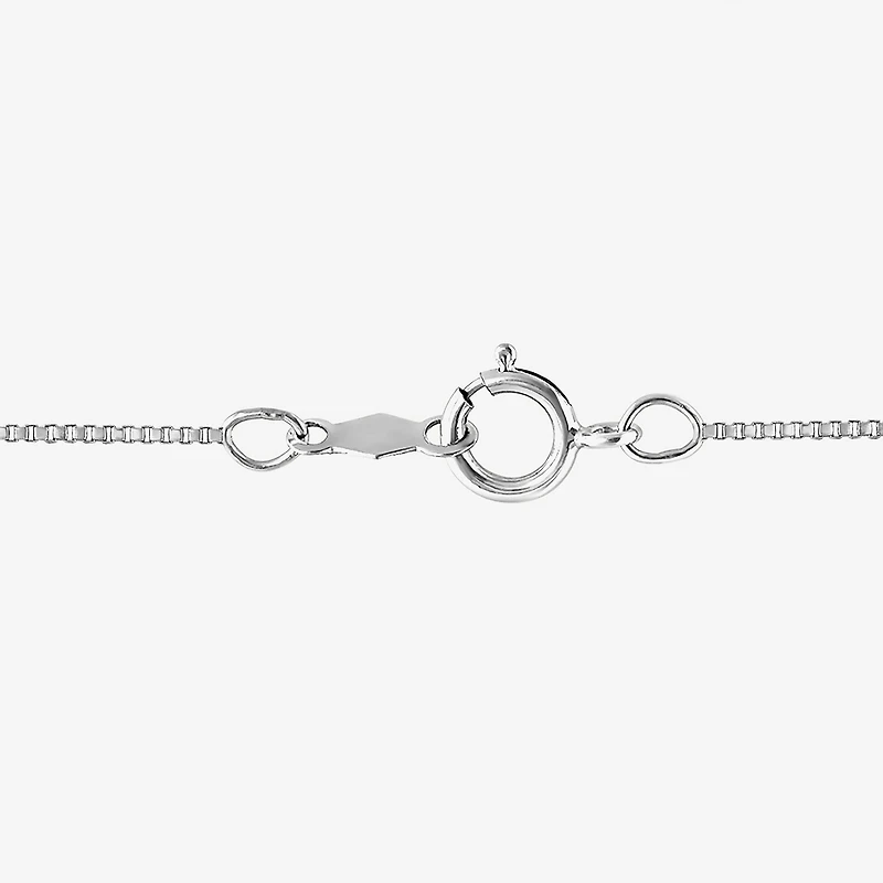 (I-J / I2-I3) Womens 1 CT. T.W. Natural White Diamond 10K Gold Curved 18 Inch Pendant Necklace
