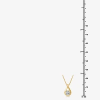 ( G/SI1-SI2) 1/2 CT. Lab-Grown Diamond Sterling Silver or 14K Gold over 18 Inch Pendant Necklace
