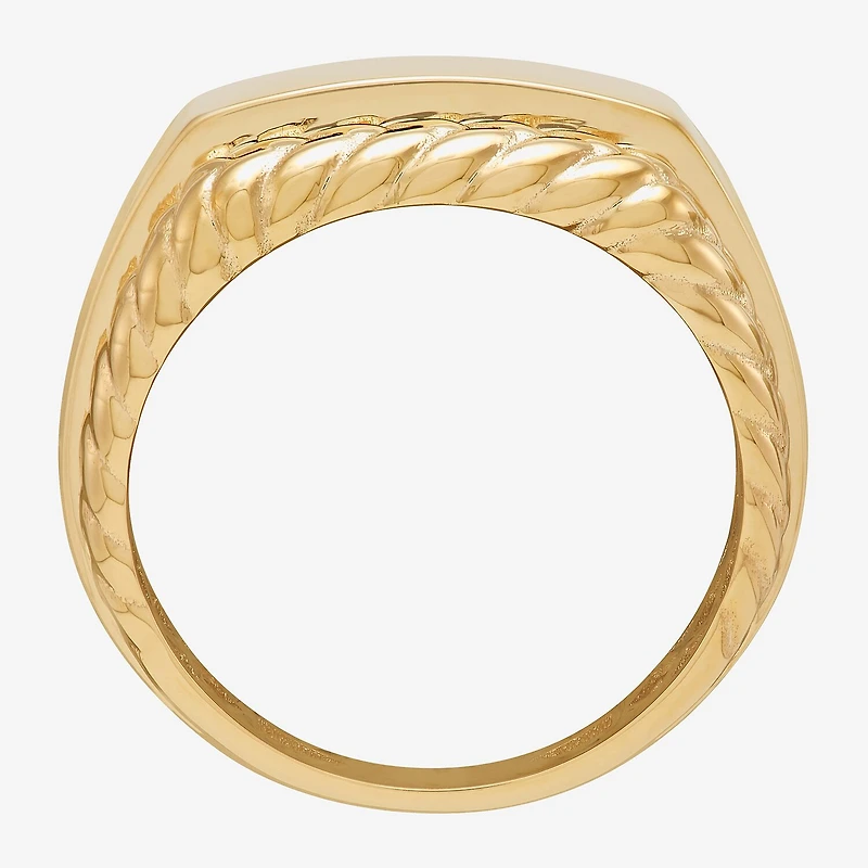 Mens 16.5MM 10K Gold Band