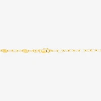 Made in Italy Womens 14K Gold 18 Inch Paperclip Chain Necklace