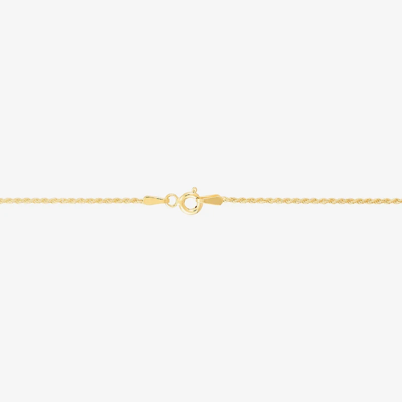 Made in Italy Womens 24K Gold Over Silver 24 Inch Rope Chain Necklace