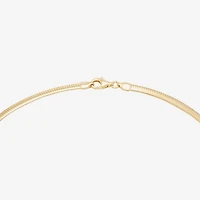 (H-I / Si2) Womens 1/3 CT. T.W. Lab Grown White Diamond 14K Gold Over Silver 17 Inch Pendant Necklace