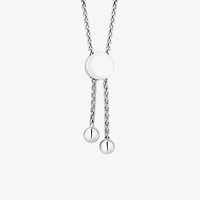 (I, I2) Womens 1/10 CT. T.W. Lab Grown White Diamond Sterling Silver Heart Bolo Bracelet