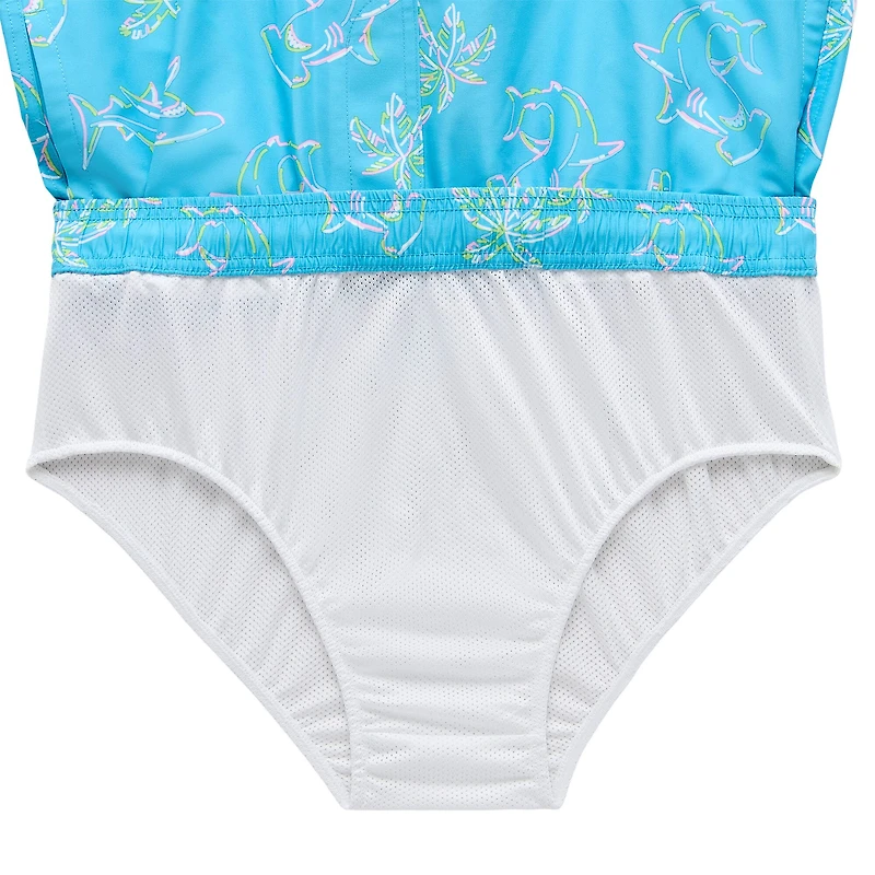 Arizona Mens 6 1/2" Striped Swim Trunks