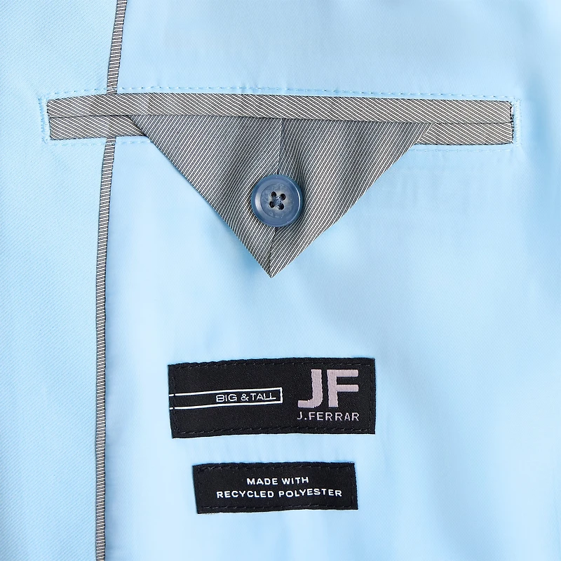 J. Ferrar Ultra Comfort Mens Regular Fit Big and Tall Suit Jacket