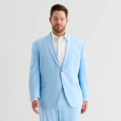 J. Ferrar Ultra Comfort Mens Regular Fit Big and Tall Suit Jacket