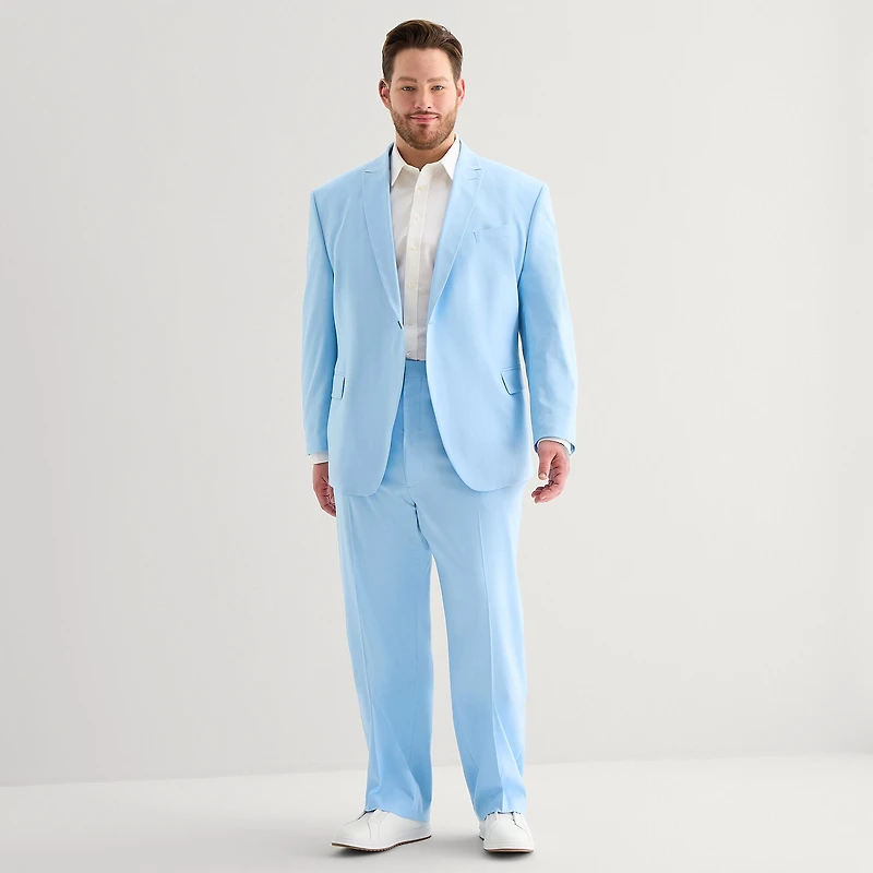 J. Ferrar Ultra Comfort Mens Regular Fit Big and Tall Suit Jacket