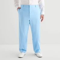 J. Ferrar Ultra Comfort Mens Big and Tall Stretch Fabric Regular Fit Flat Front Suit Pant