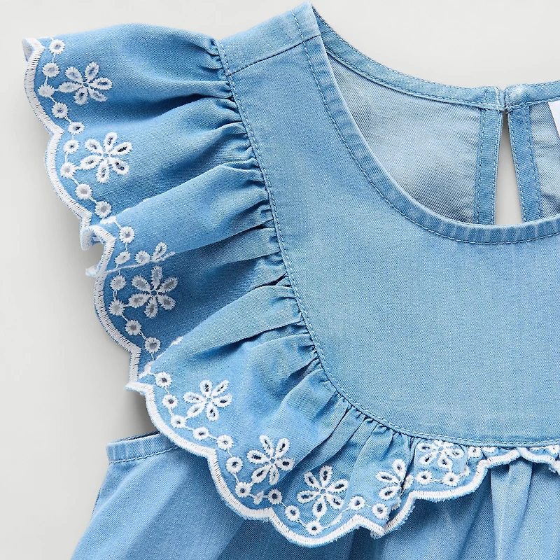 Okie Dokie Toddler & Little Girls Sleeveless A-Line Dress