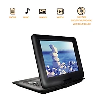 Trexonic 14.1" Portable DVD Player with TFT-LCD Screen and USB/SD/AV Inputs