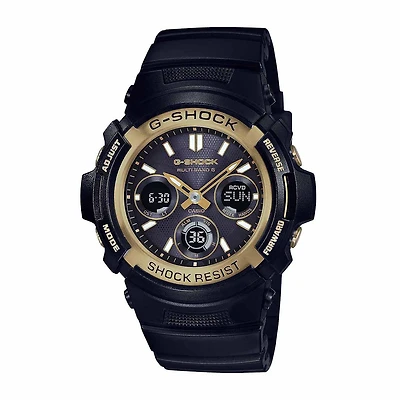 Casio G-Shock Mens Black Strap Watch Awgm100sbg-1a