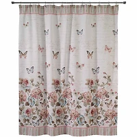 Avanti Butterfly Garden Shower Curtain