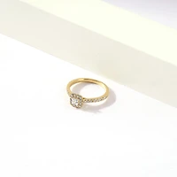 Certified (F / Si1) Womens / CT. T.W. Lab Grown White Diamond 10K Gold Cushion Side Stone Halo Engagement Ring