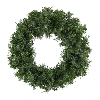 Canadian Pine Mini Artificial Christmas Wreath 12-Inch Unlit