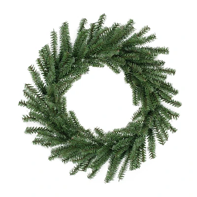 Mini Pine Artificial Christmas Wreath - 16-Inch Unlit