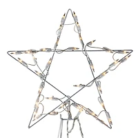 12' Clear Lighted Christmas Display Tree Outdoor Decor