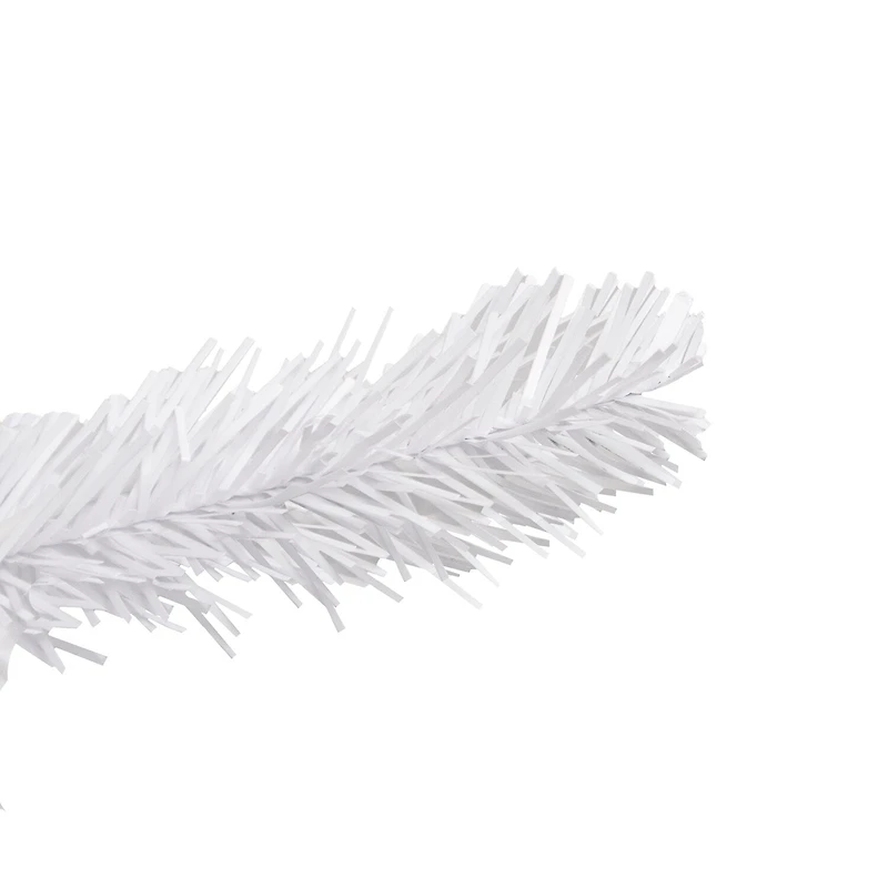 7.5' Pre-Lit Rapids White Pine Pencil Artificial Christmas Tree Clear Lights