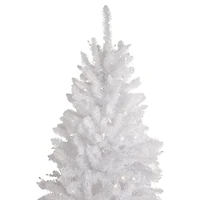 9' Pre-Lit Rapids White Pine Pencil Artificial Christmas Tree  Clear Lights